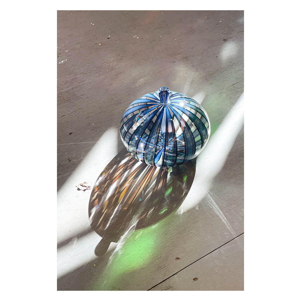 Blue Optic Cane Bottles