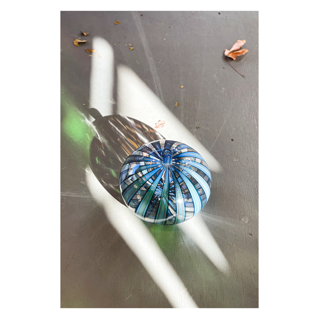 Blue Optic Cane Bottles