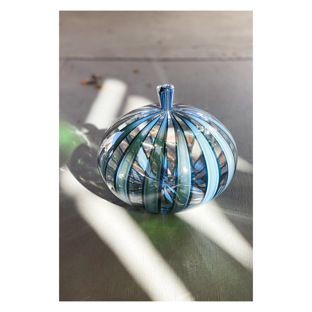 Blue Optic Cane Bottles