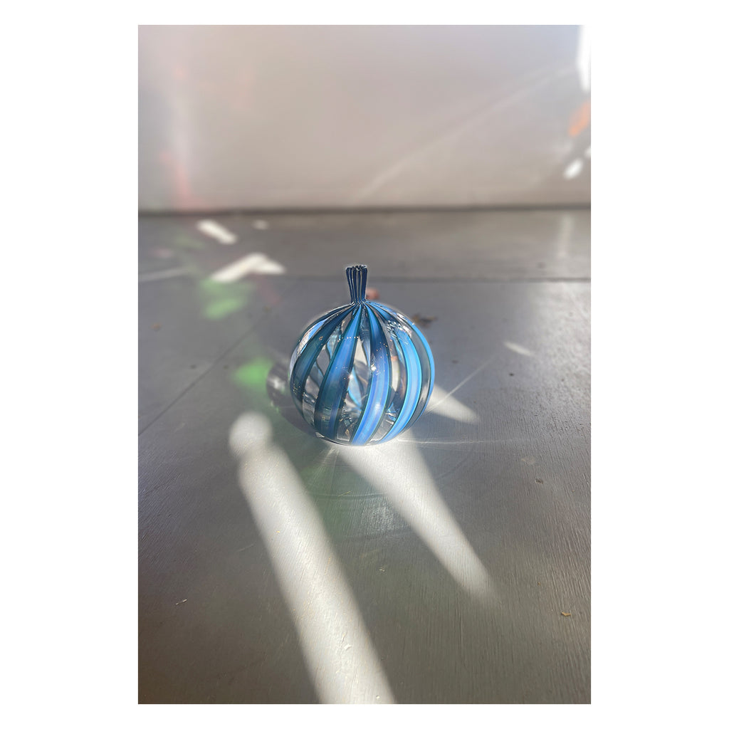 Blue Optic Cane Bottles