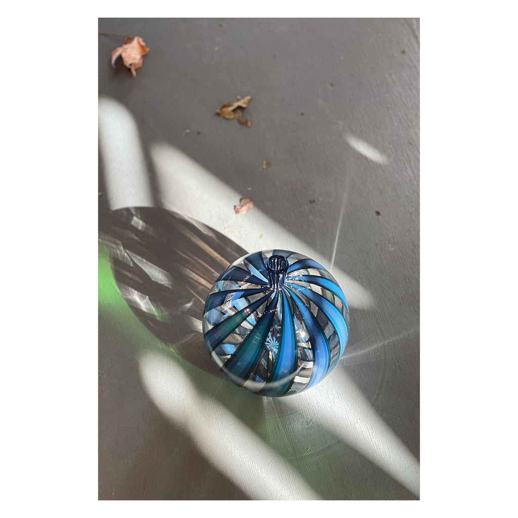 Blue Optic Cane Bottles