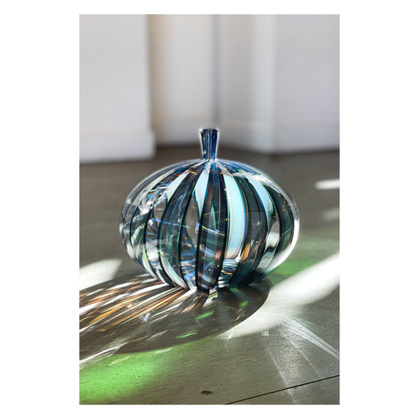 Blue Optic Cane Bottles – Lexington Glassworks
