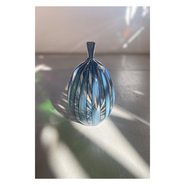 Blue Optic Cane Bottles – Lexington Glassworks