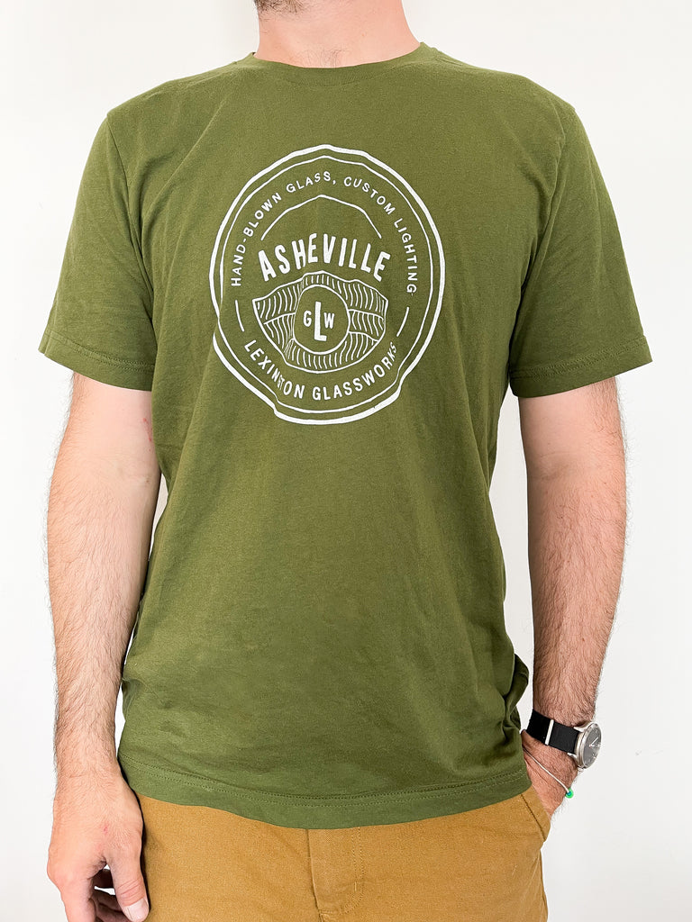 Olive Circle Design T-Shirt