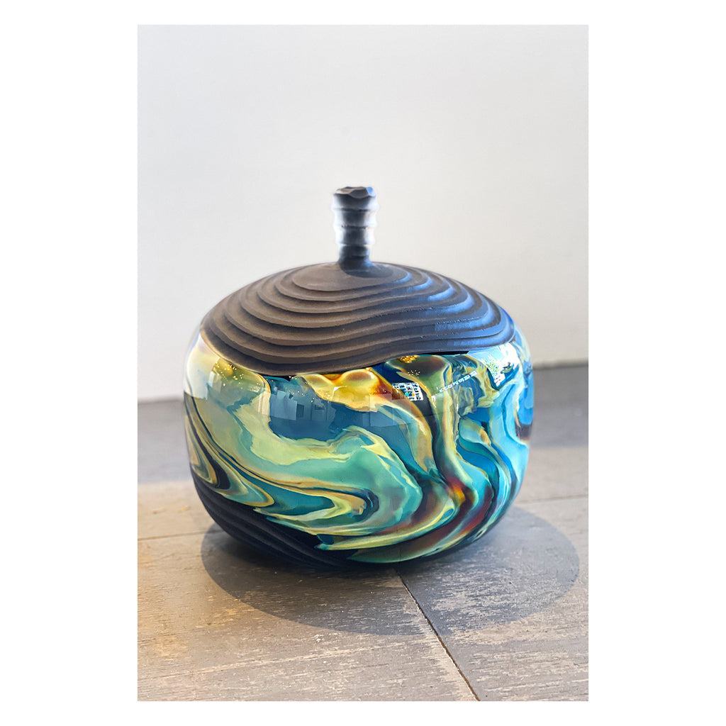 Borealis Carved Bottle