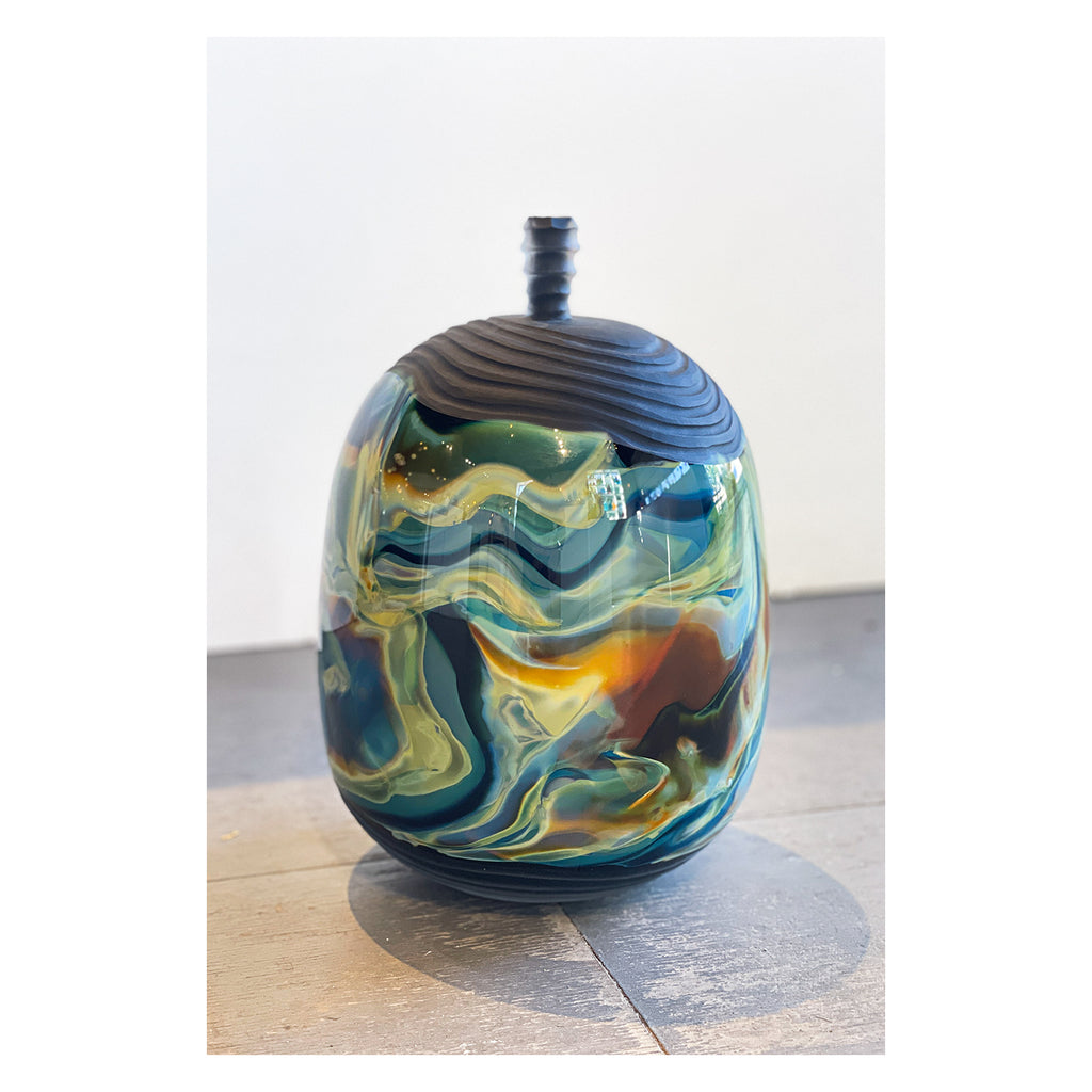 Borealis Carved Bottle