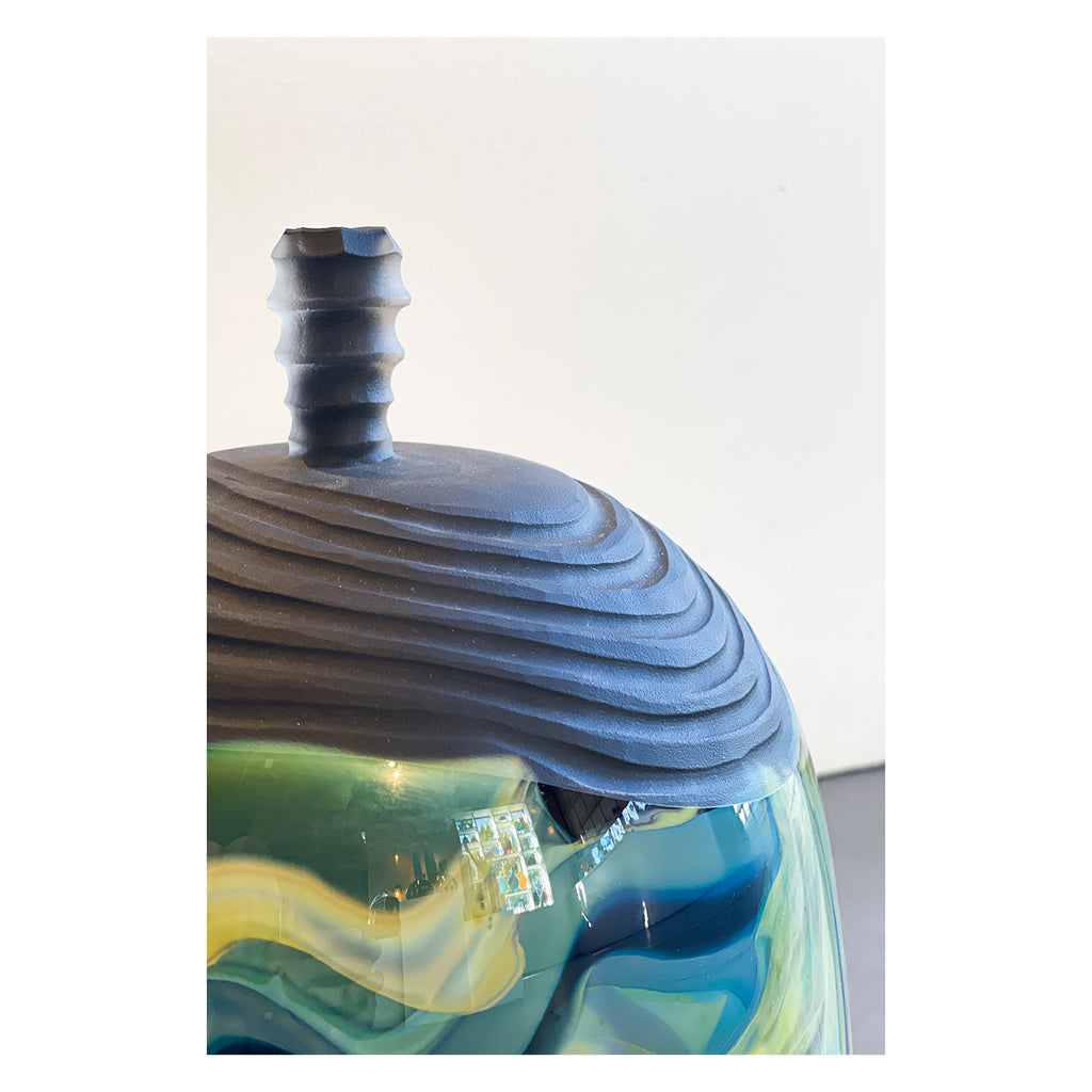 Borealis Carved Bottle