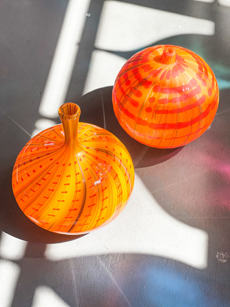 Orange Cane Bottles
