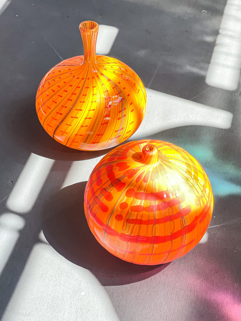 Orange Cane Bottles