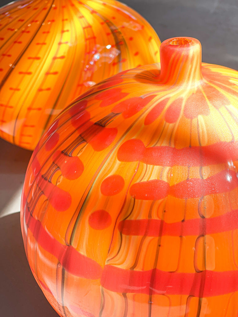 Orange Cane Bottles