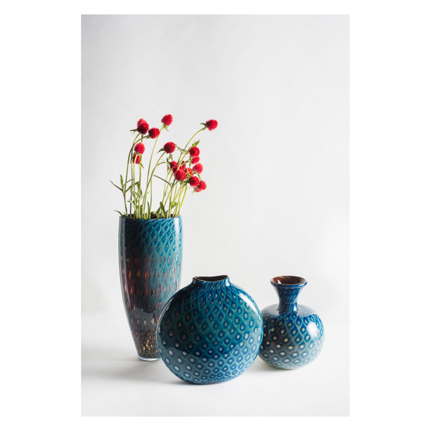 Handpainted Peacock Vase – Carolina K