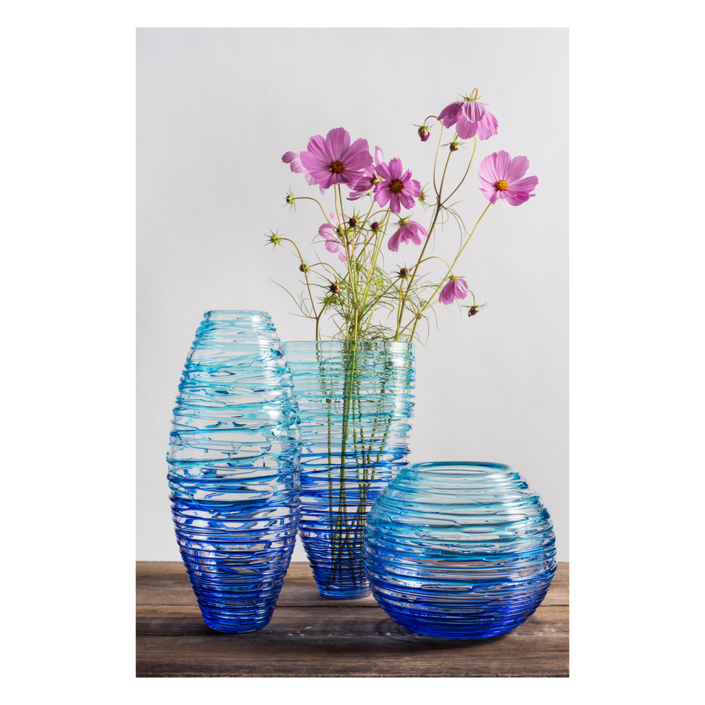 Blown Glass Vase Nesting Collection